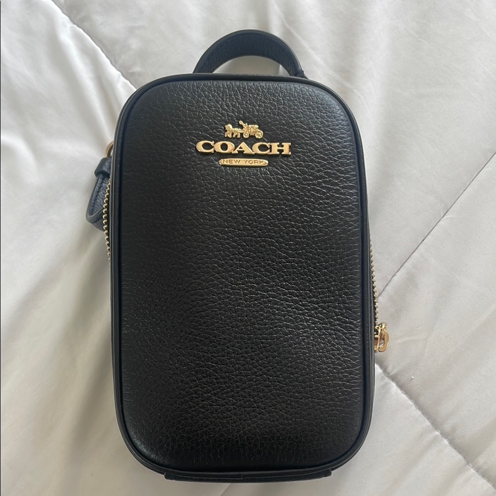 Coach Black Leather Bag